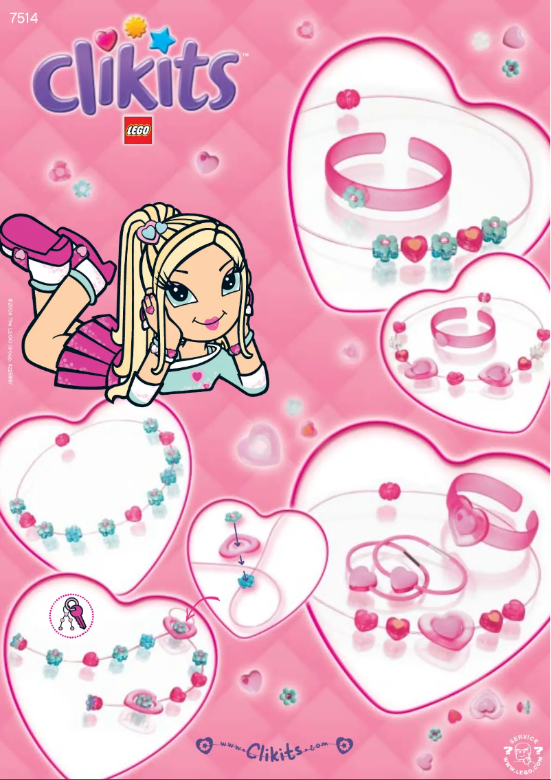 Página 1 del manual Manual de usuario Lego Clikits 7514