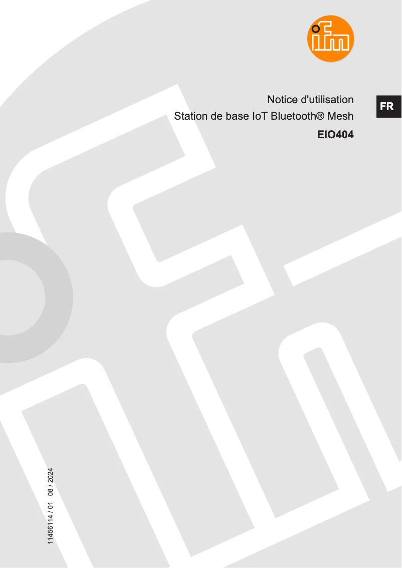 Página 1 del manual Manual de usuario IFM EIO404