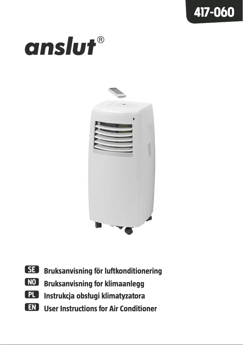 Page 1 de la notice Manuel utilisateur Anslut 417-060