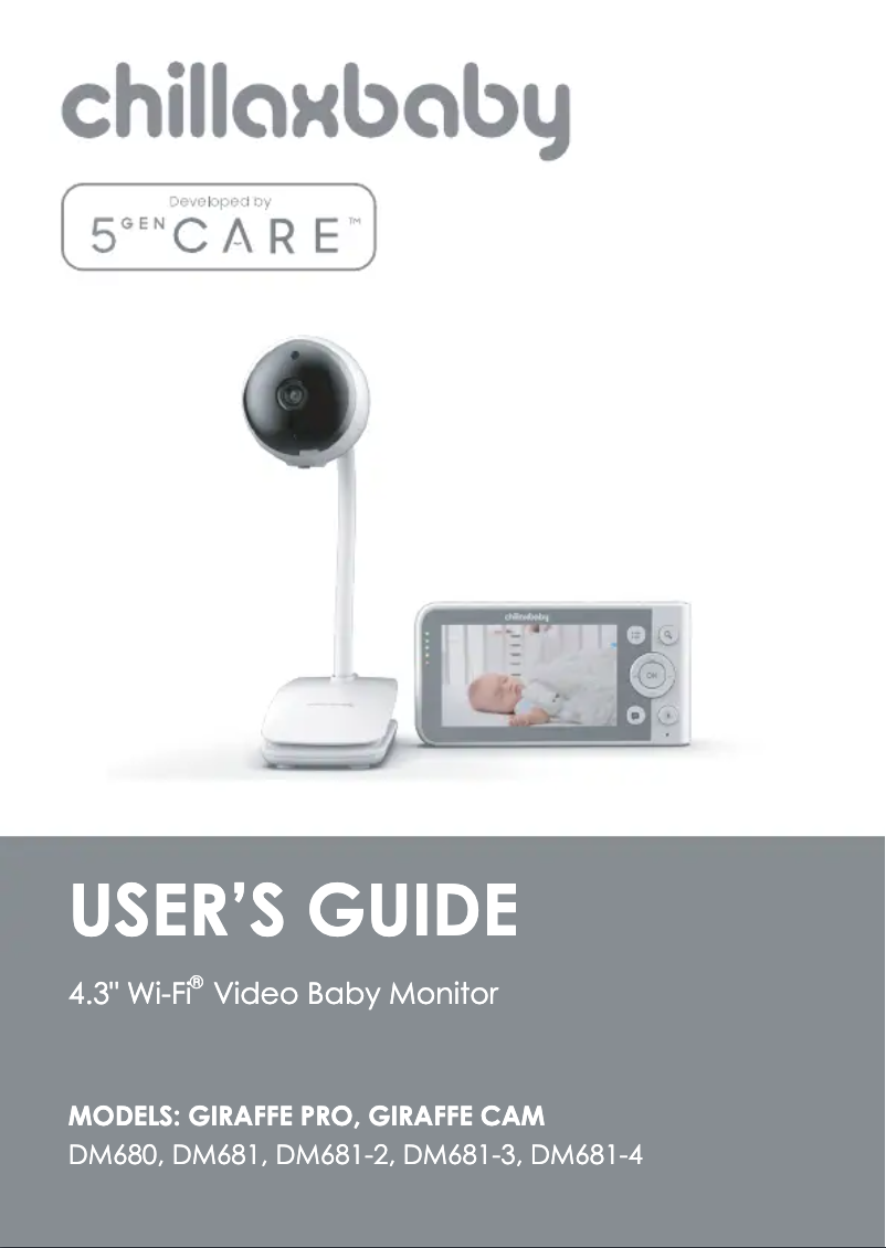 Página 1 del manual Manual de usuario Chillax Baby Giraffe Pro DM681
