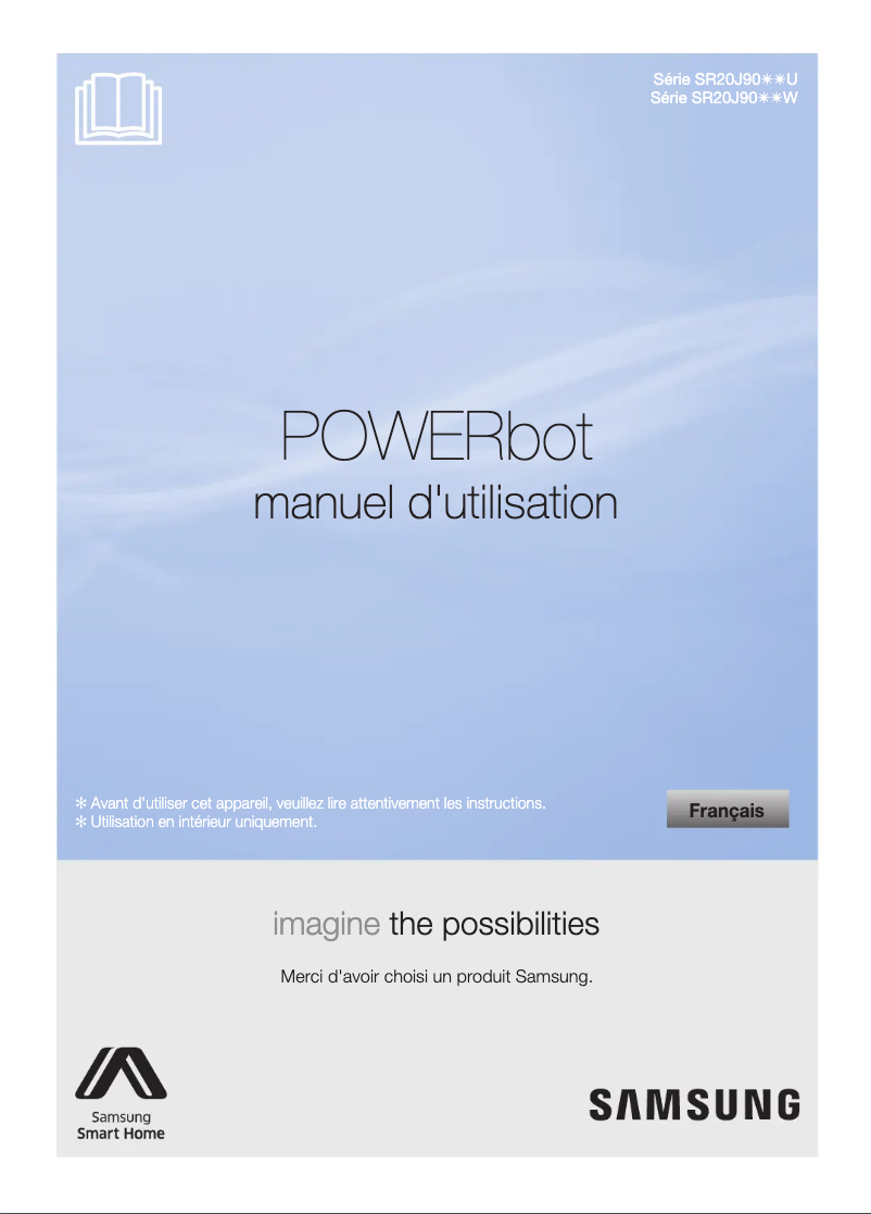 Page 1 de la notice Manuel utilisateur Samsung SR20J9040W