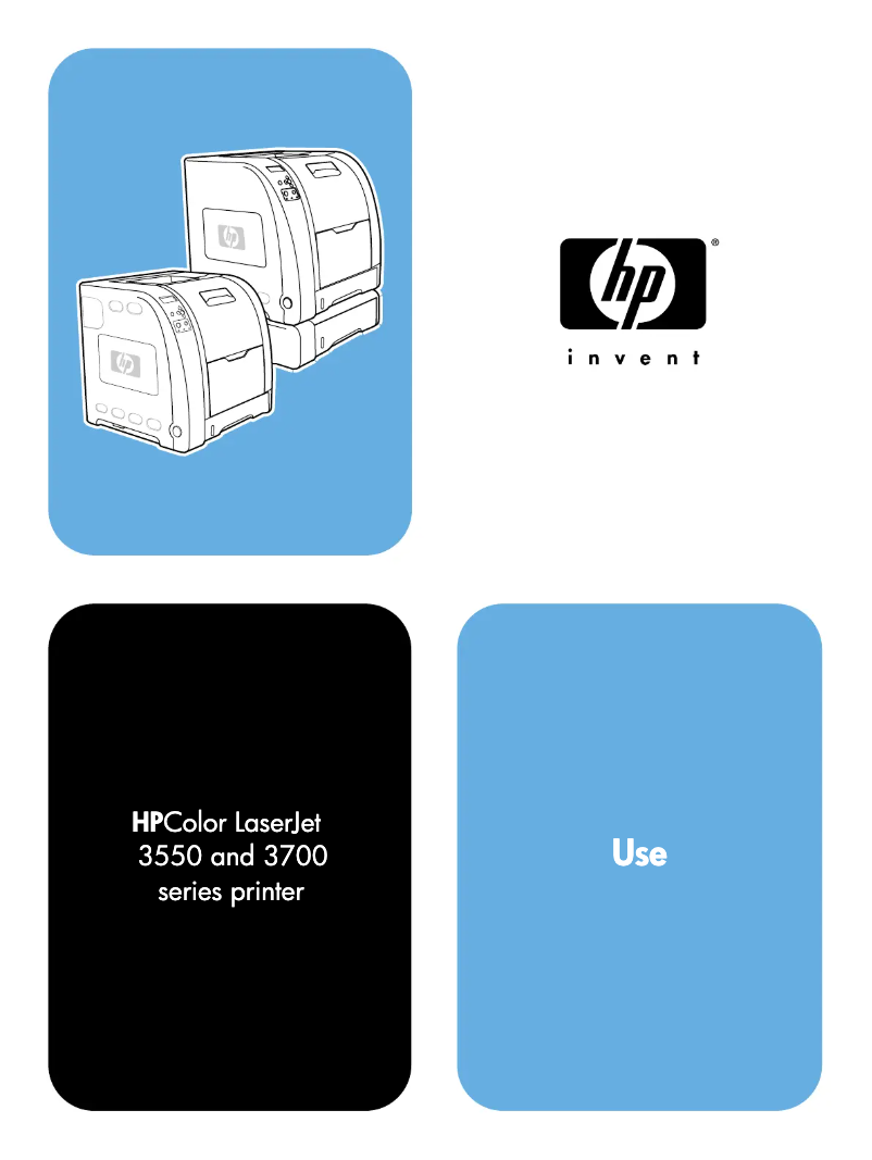 Page n°1 - Manuel utilisateur HP Color LaserJet 3700dn