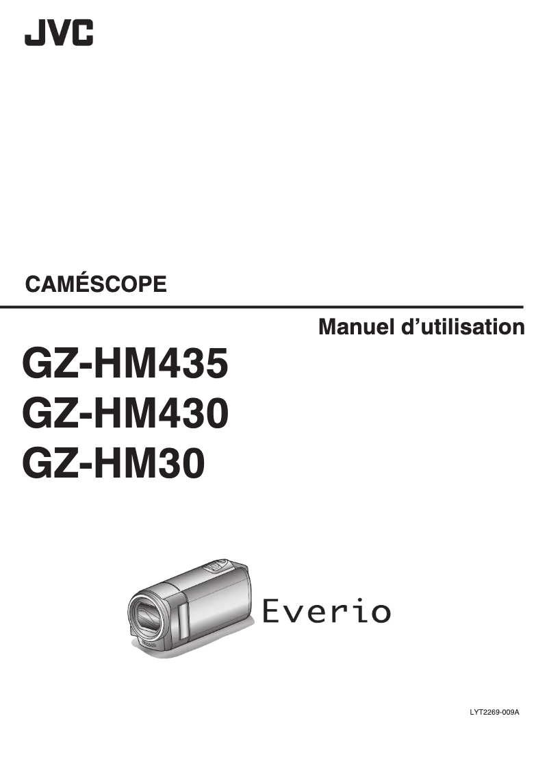 Page 1 of the manual User Manual JVC GZ-HM430BEU