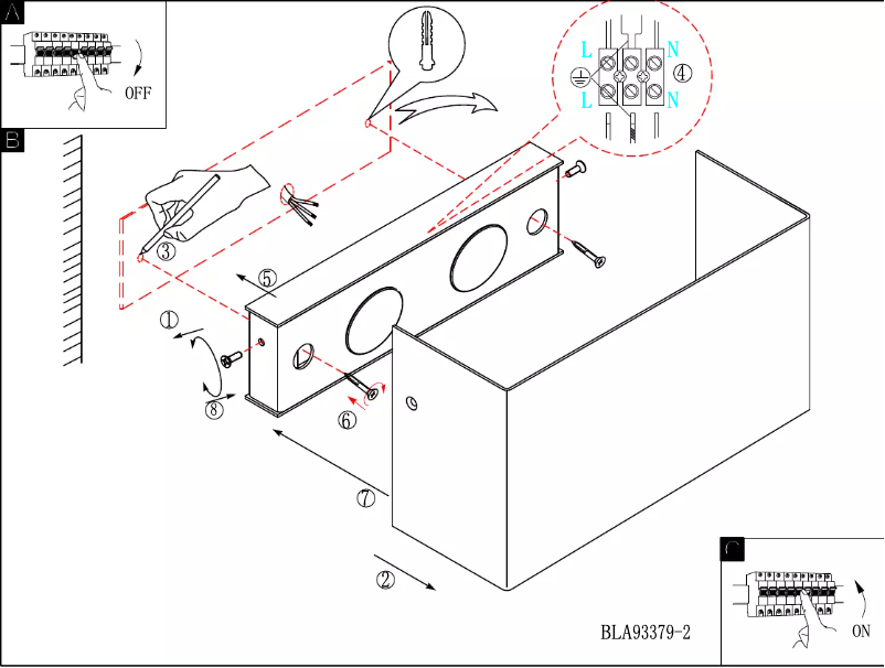 Page 1 de la notice Manuel utilisateur Eglo Nikita