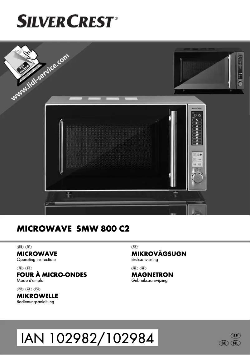 Página 1 del manual Manual de usuario SilverCrest SMW 800 C2