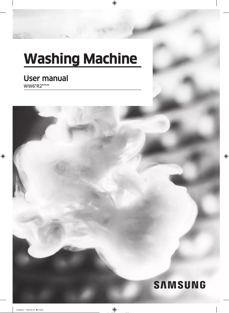 Página 1 del manual Manual de usuario Samsung WW60R20EKMW