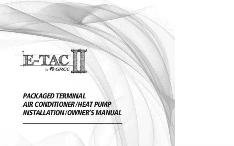 Página 1 del manual Manual de usuario Gree E-TAC II