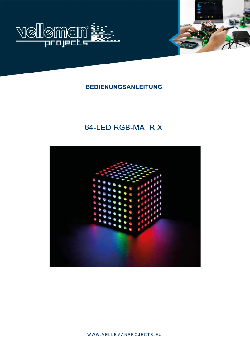 Page 1 de la notice Manuel utilisateur Velleman VM207