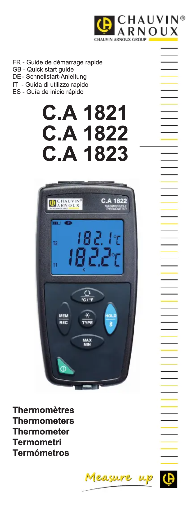 Página 1 del manual Manual de usuario Chauvin Arnoux C.A 1821