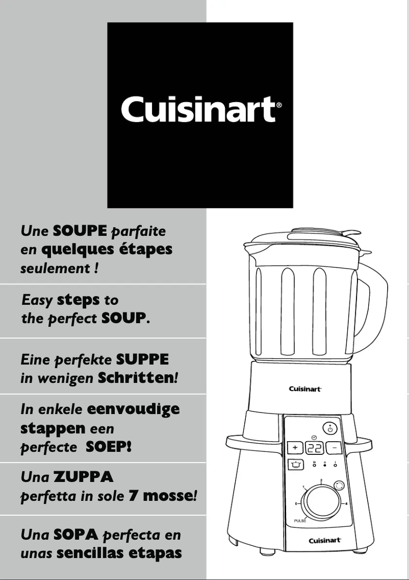 Página 1 del manual Manual de usuario Cuisinart SB2E
