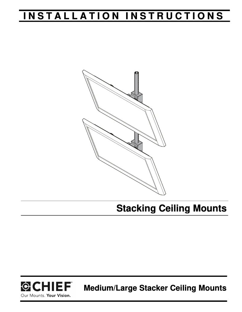 Page 1 de la notice Manuel utilisateur Chief Fusion MCM1X2U