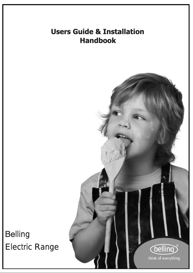 Página 1 del manual Manual de usuario Belling DB4 100E