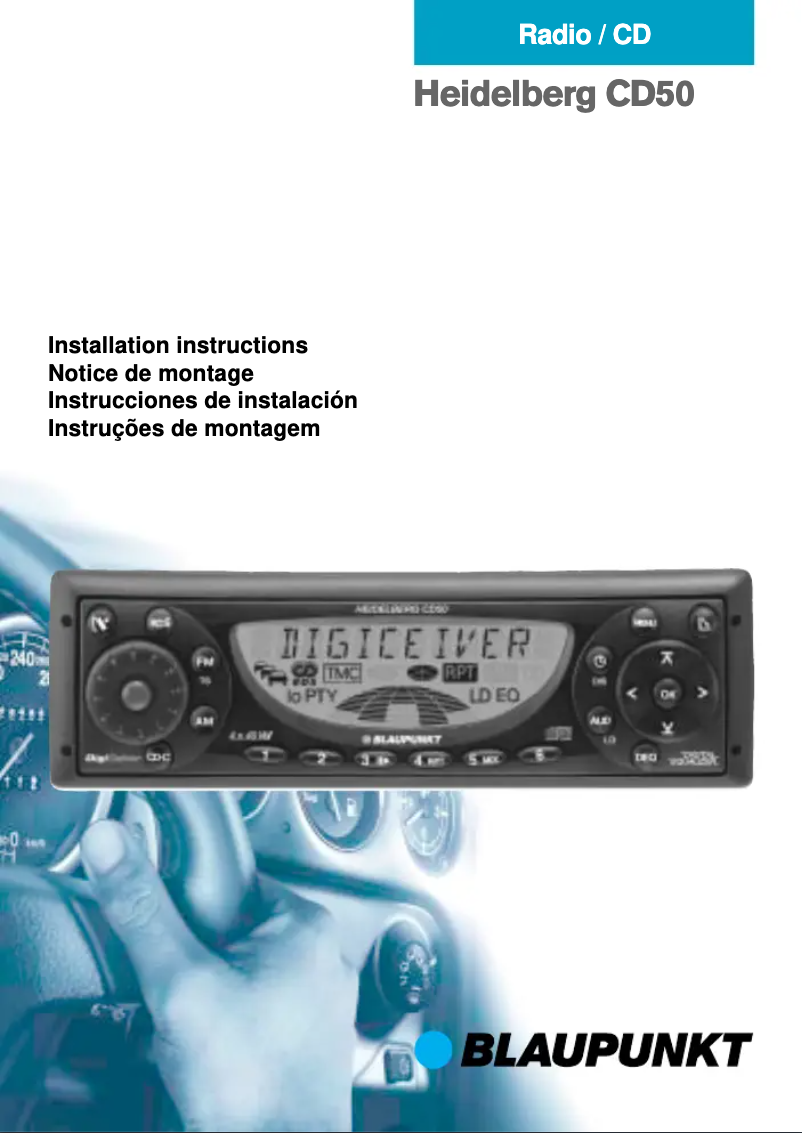Página 1 del manual Manual de usuario Blaupunkt Heidelberg CD50