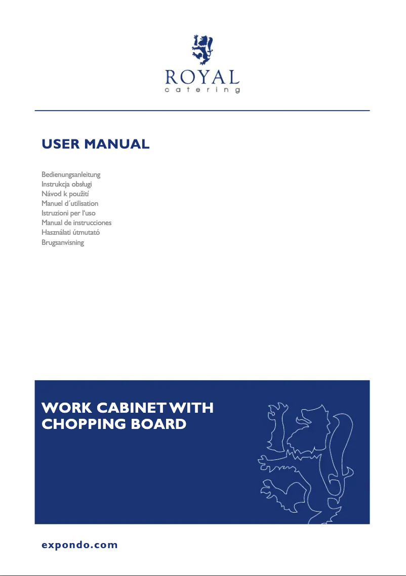 Página 1 del manual Manual de usuario Royal Catering RCBWC-18060