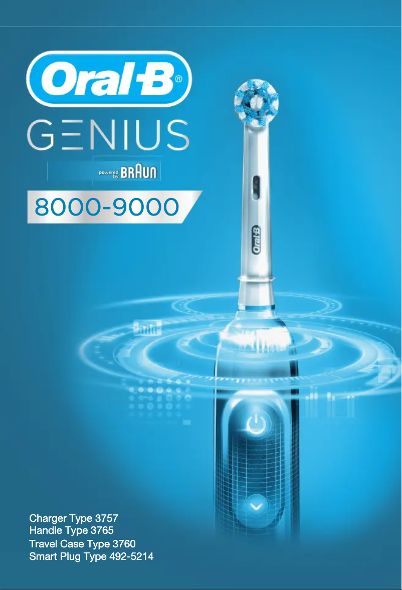 Page 1 de la notice Manuel utilisateur Oral-B Genius Pro 8000N