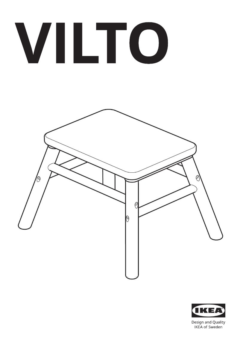 Page 1 de la notice Manuel utilisateur Ikea VILTO 403.587.47