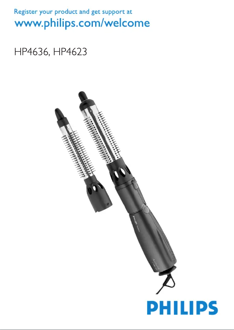 Page 1 of the manual User Manual Philips HP4636