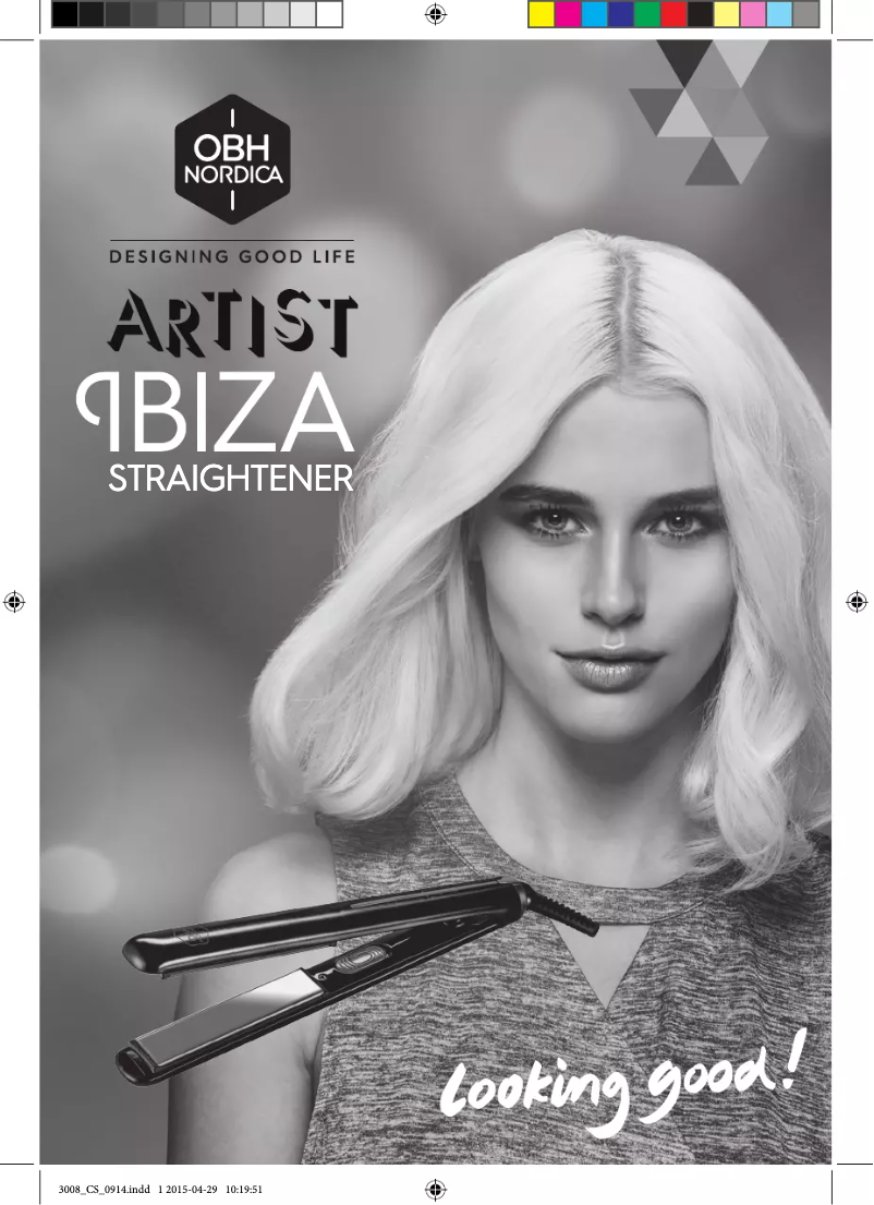 Page 1 of the manual User Manual OBH Nordica Artist Ibiza 3008