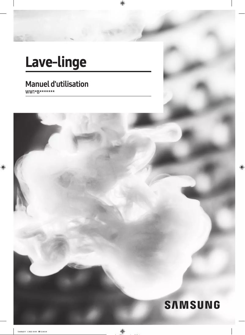 Página 1 del manual Manual de usuario Samsung WW11BB744CGE