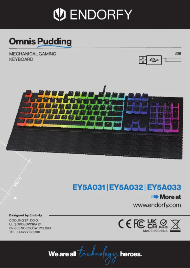 Página 1 del manual Manual de usuario ENDORFY Omnis Pudding