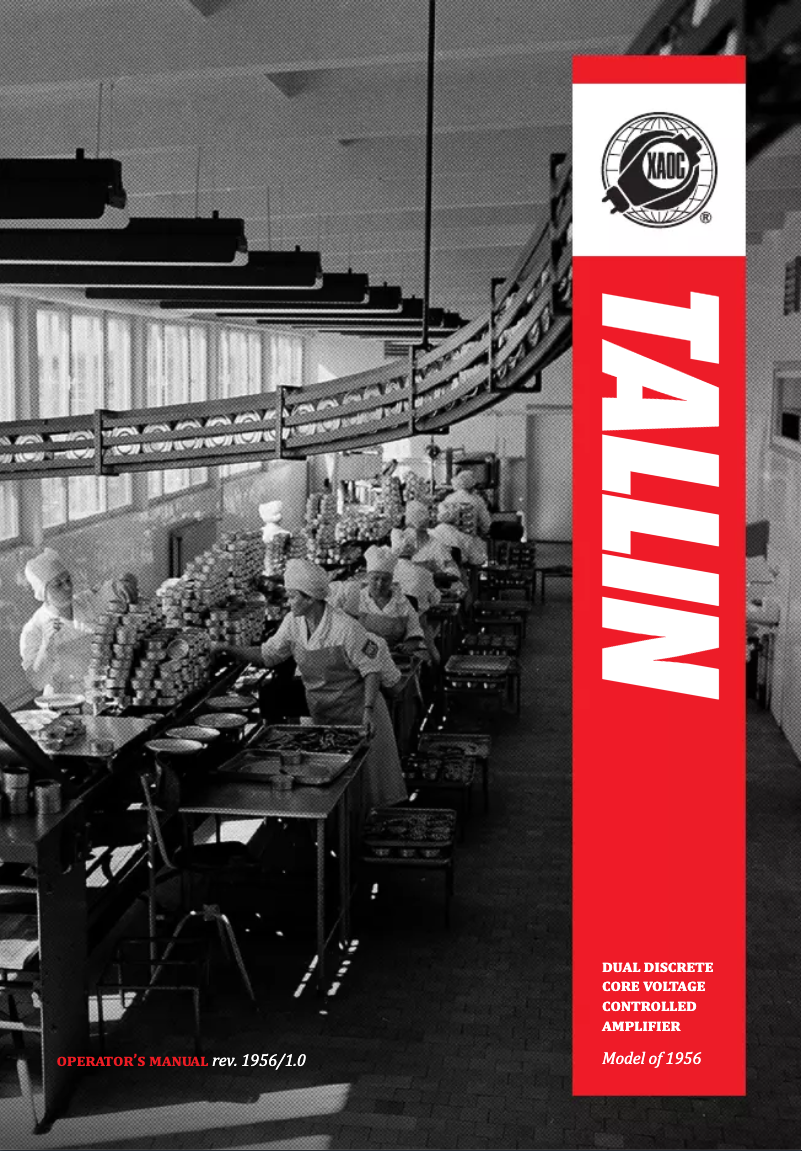 Page 1 de la notice Manuel utilisateur Xaoc Tallin