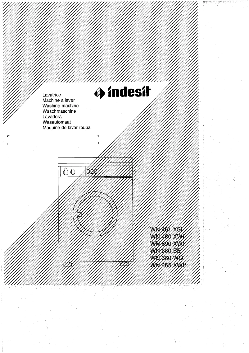 Page 1 de la notice Manuel utilisateur Indesit WN461XSI
