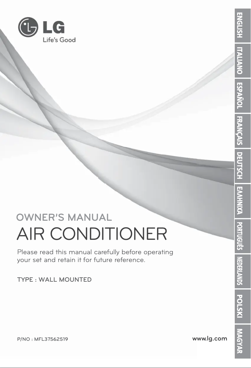 Page 1 de la notice Manuel utilisateur LG CC18AWV