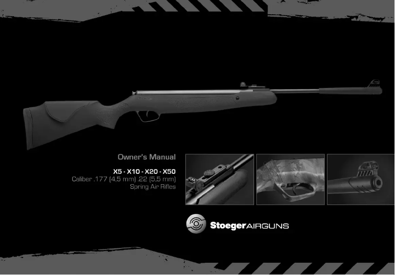 Page 1 of the manual User Manual Stoeger X10