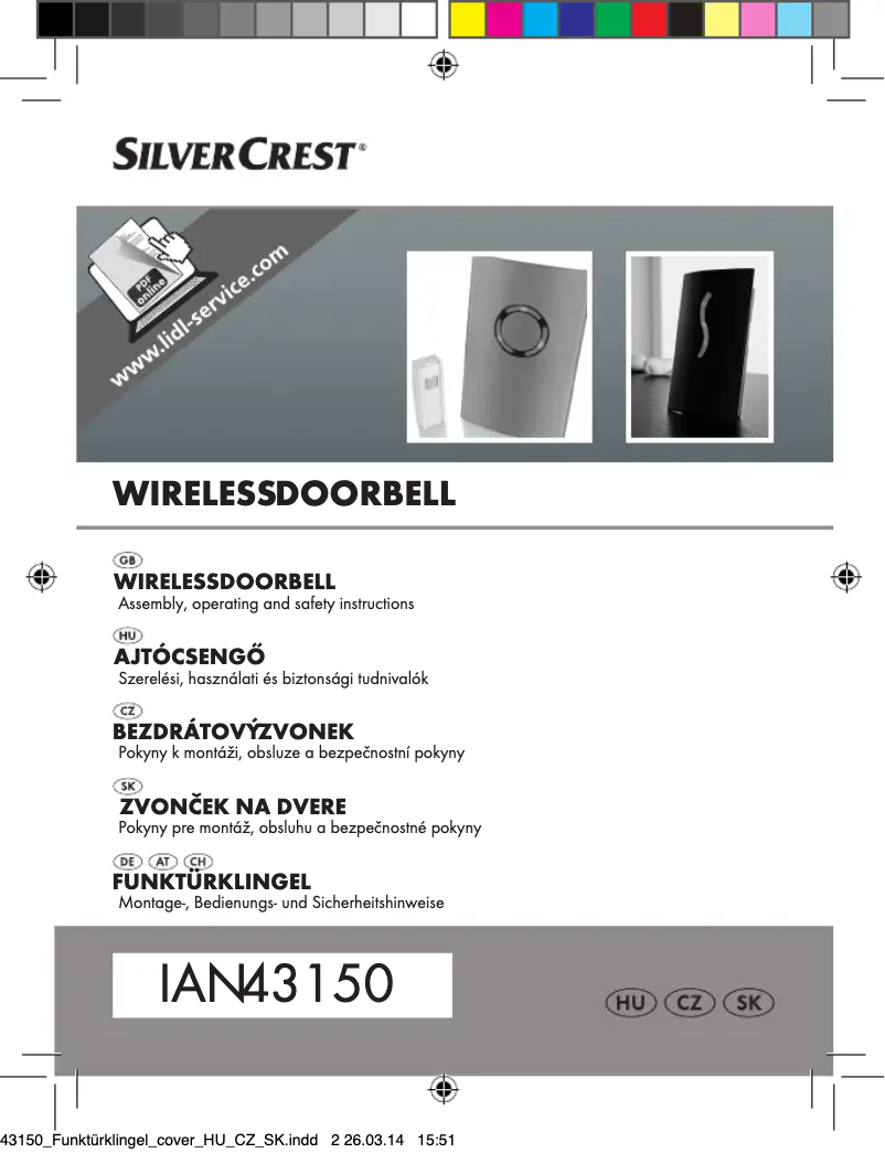 Página 1 del manual Manual de usuario SilverCrest IAN 43150