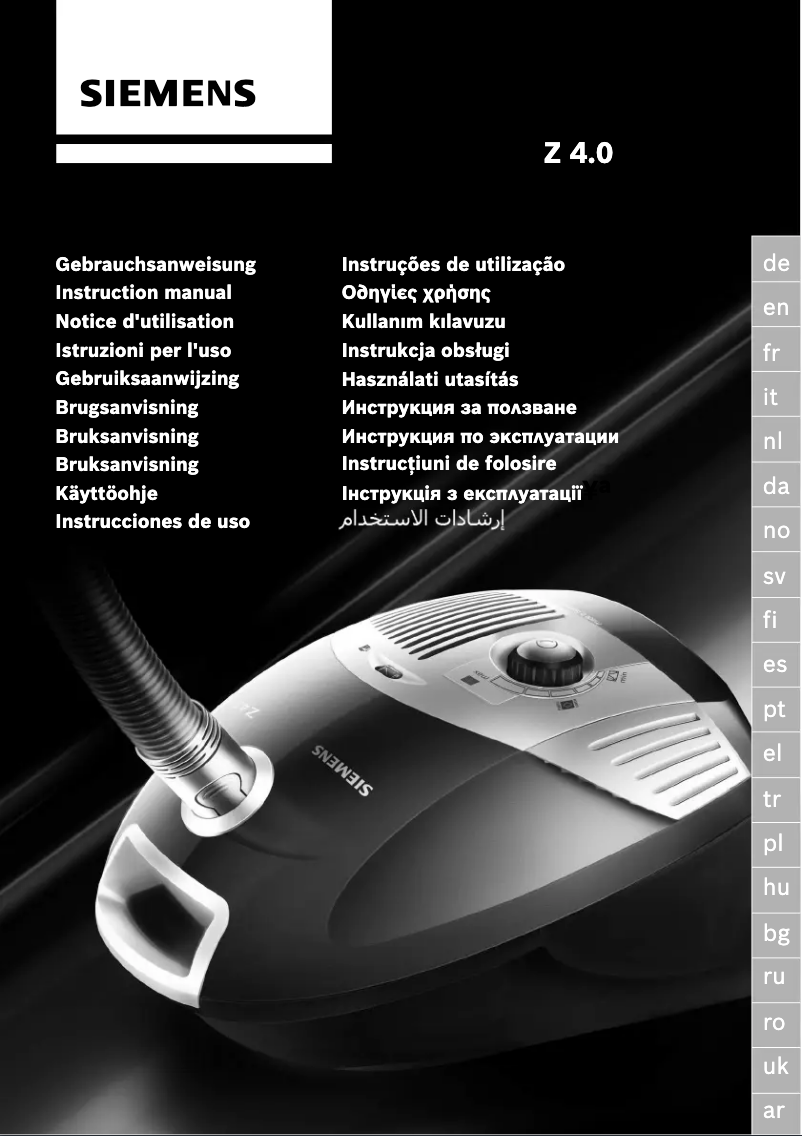 Page 1 de la notice Manuel utilisateur Siemens Dynapower XXL VS08G2230