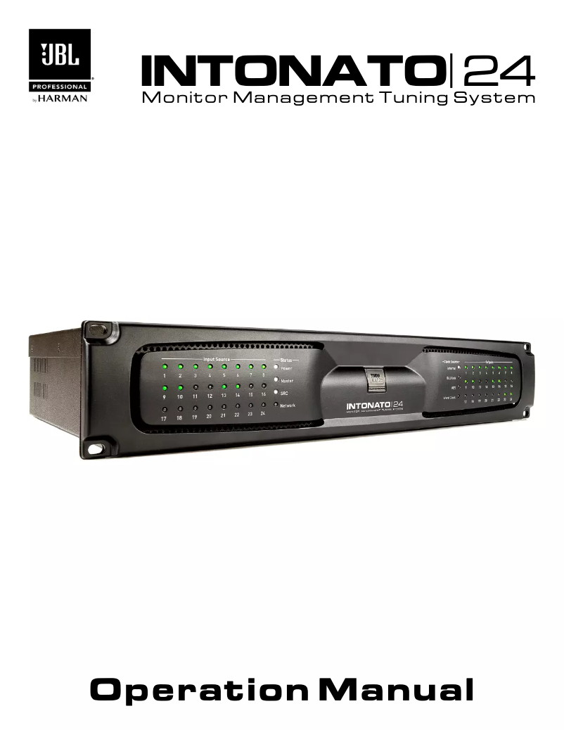 Page 1 de la notice Manuel utilisateur JBL Intonato 24