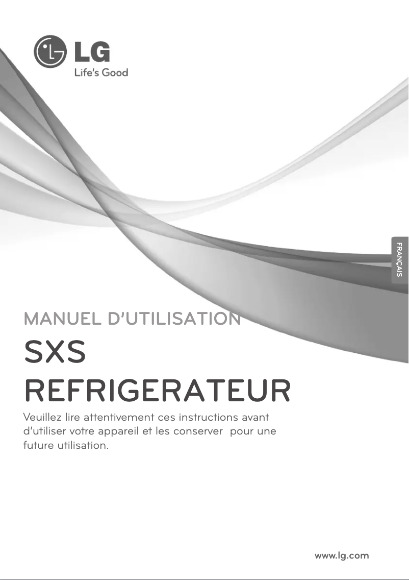 Page 1 de la notice Manuel utilisateur LG GSL325NSCV