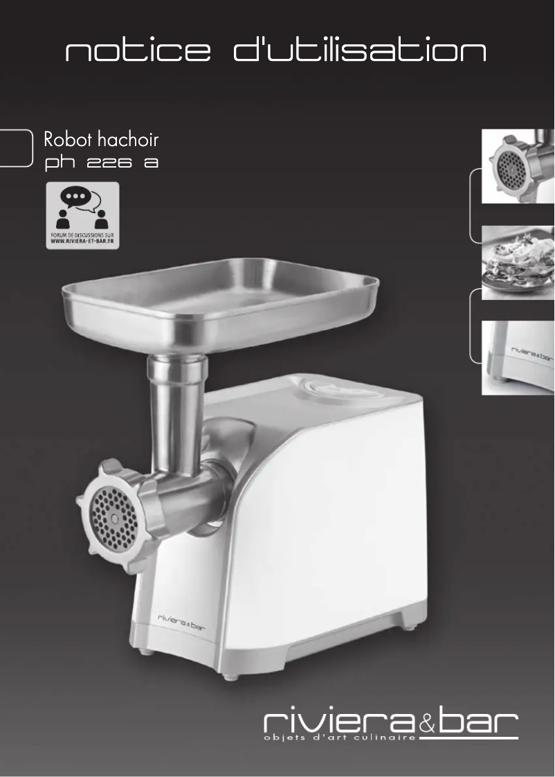 Página 1 del manual Manual de usuario Riviera & Bar PH226A