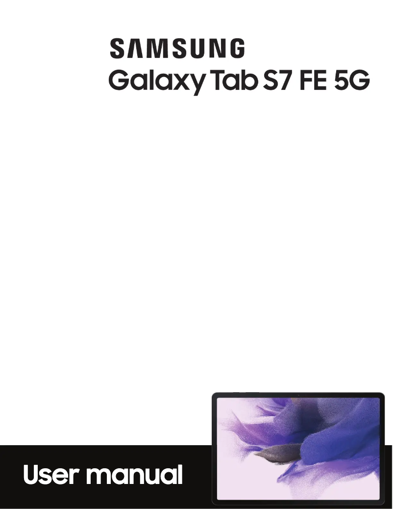 Page 1 de la notice Manuel utilisateur Samsung Galaxy Tab S7 FE SG