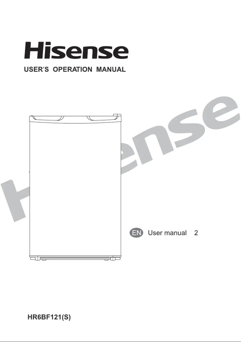 Página 1 del manual Manual de usuario Hisense HR6BF121B