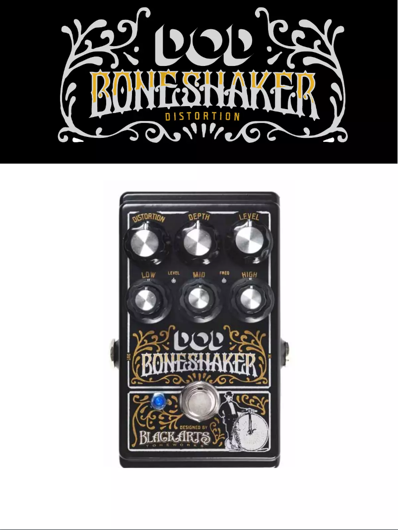 Image de la première page du manuel de l'appareil Boneshaker