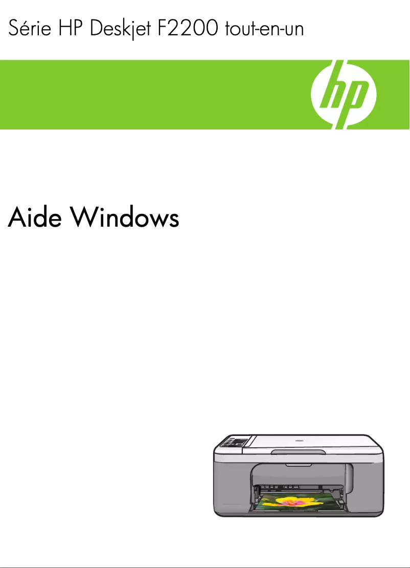 Página 1 del manual Manual de usuario HP Deskjet F2200