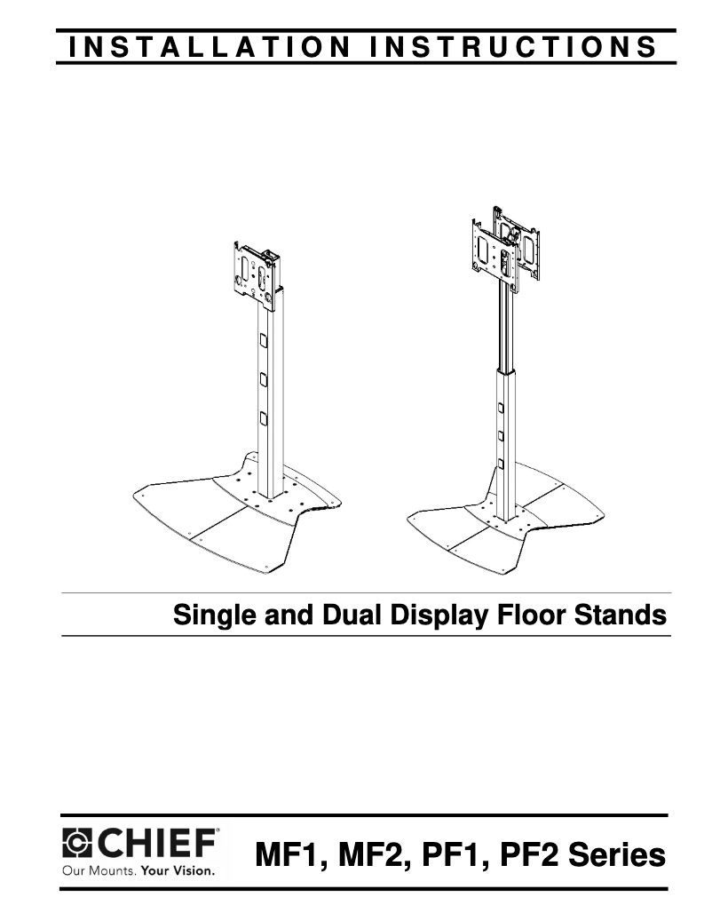 Page 1 de la notice Manuel utilisateur Chief MF26000B
