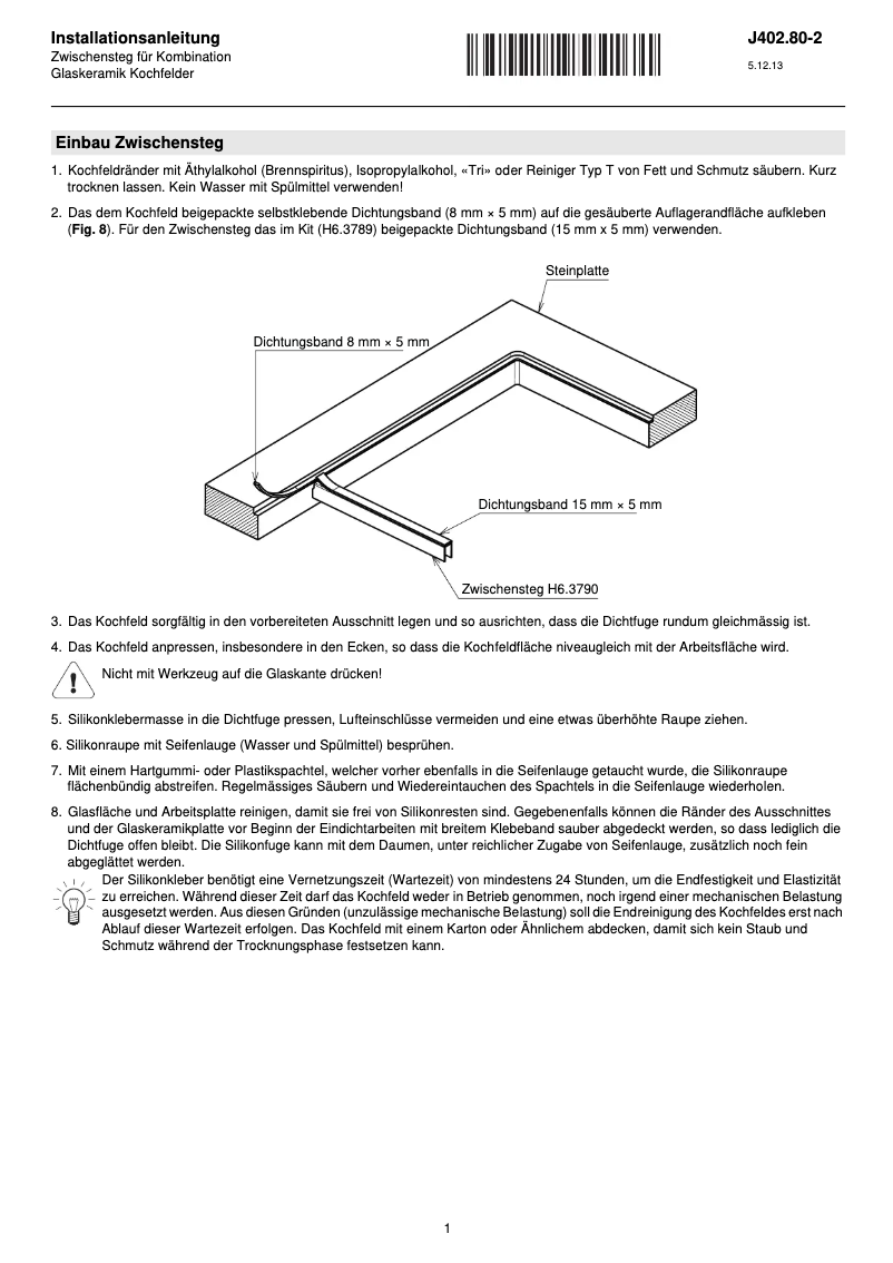 Página 1 del manual Manual de usuario V-Zug DSMS