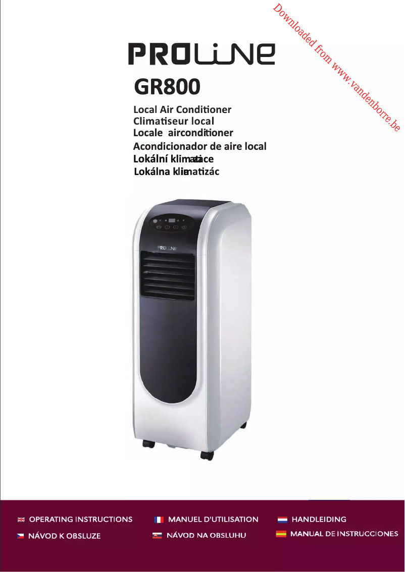 Página 1 del manual Manual de usuario Proline GR800