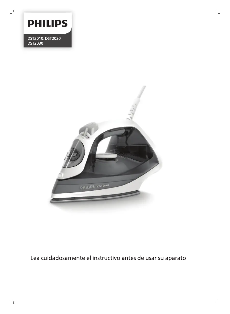 Página 1 del manual Manual de usuario Philips 2000 Series DST2010