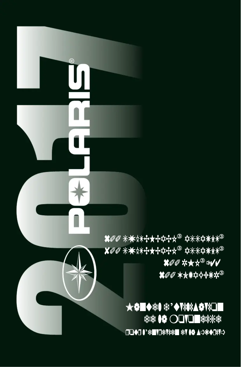 Página 1 del manual Manual de usuario Polaris 600 Voyageur 144 (2017)