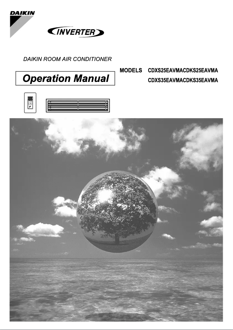 Page 1 de la notice Manuel utilisateur Daikin CDXS35CVMA