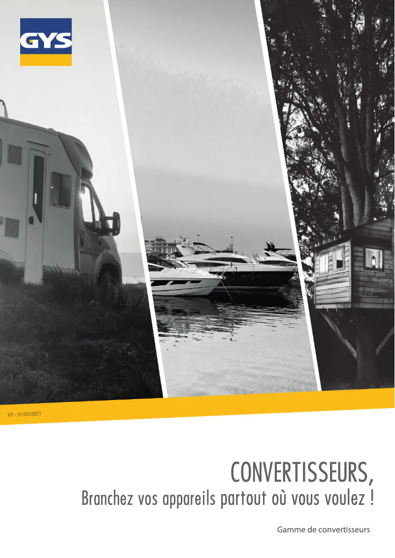 Page 1 de la notice Brochure GYS Convergys 150