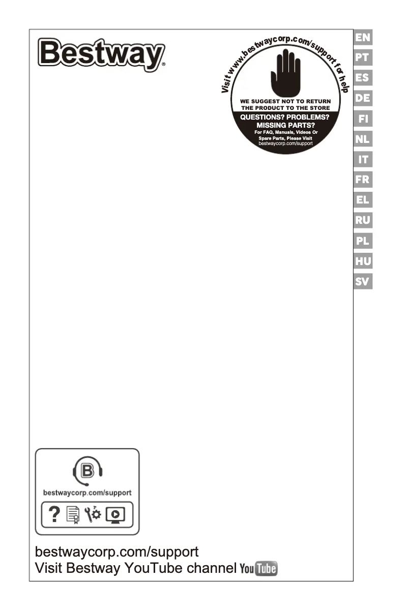Page 1 of the manual User Manual Bestway Fast Set 57448