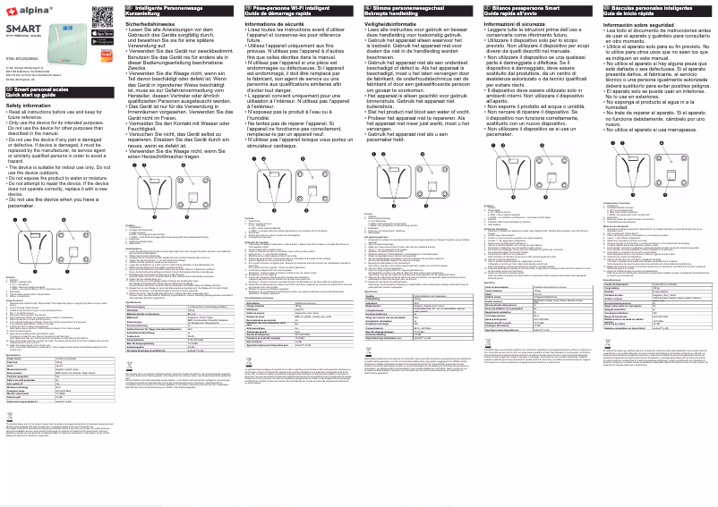 Página 1 del manual Manual de usuario Alpina Smart E6524