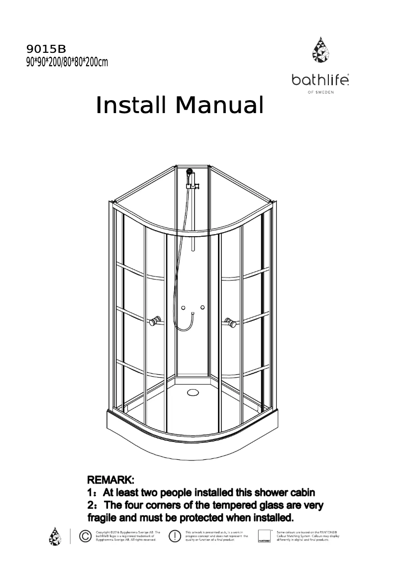 Page 1 de la notice Manuel utilisateur Bathlife Betrakta
