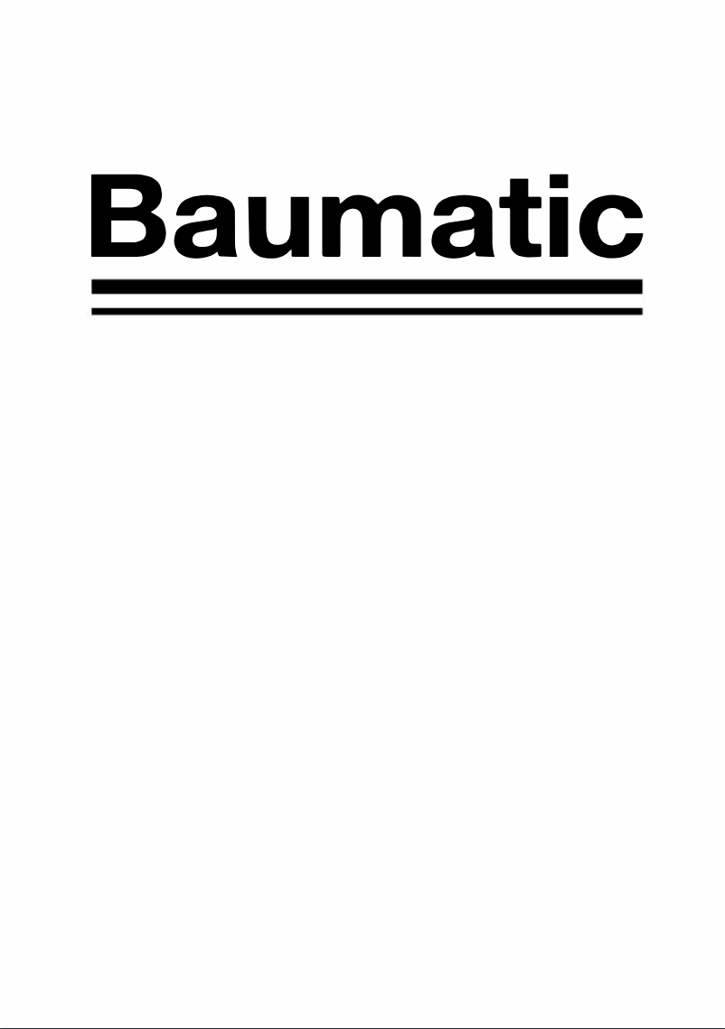 Page 1 de la notice Manuel utilisateur Baumatic BBL3519FWK