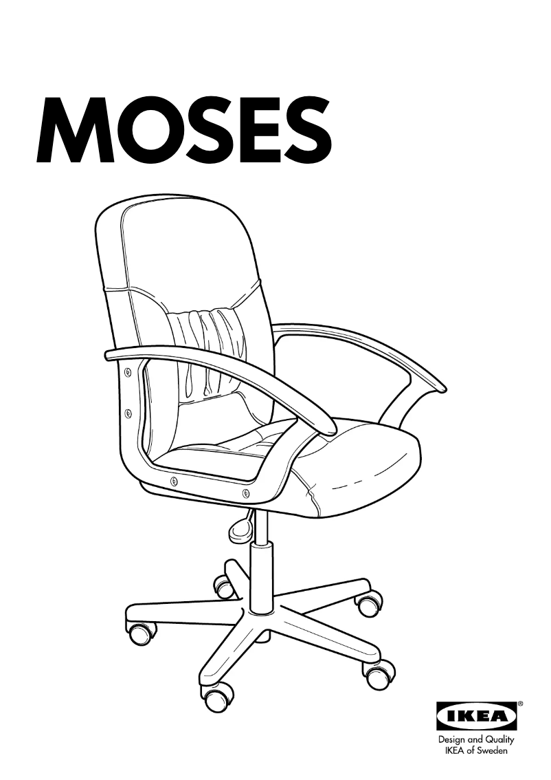Page 1 de la notice Manuel utilisateur Ikea MOSES