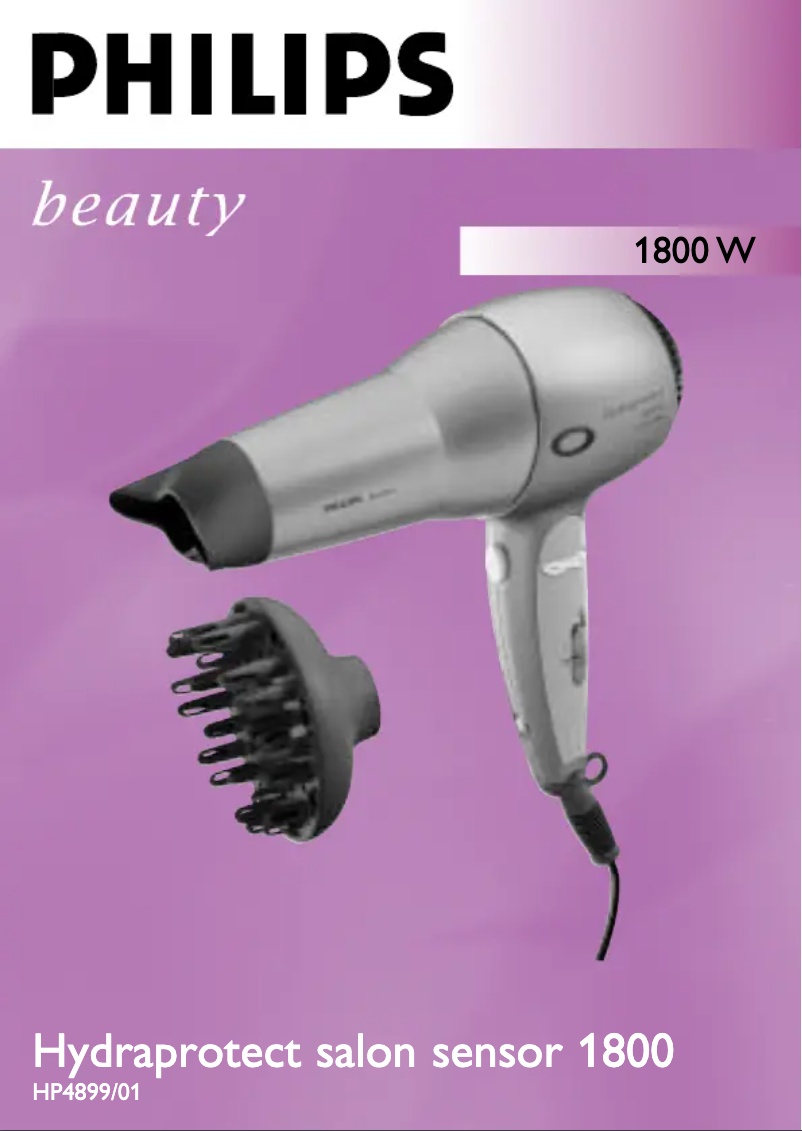 Página 1 del manual Manual de usuario Philips HP4899